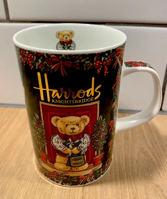 Tazza Natale Cina Harrods Knightsbridge orsacchiotto - Inutilizzata