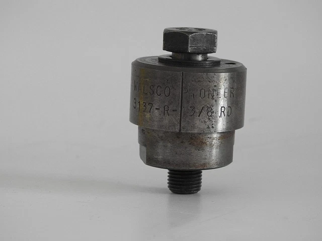 Sharp Genuine Walsco Pioneer 1-3/8" Diameter Round Radio Chassis Punch