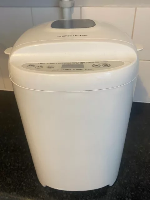 Andrew James breadmaker White Model AJ001630 Great Condition Fully Working