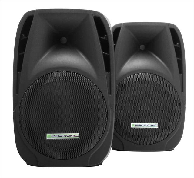 2x PRONOMIC PH12 PASSIVBOXEN 320W RMS/600W PEAK PARTY OUTDOOR LAUTSPRECHER