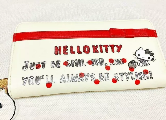Hello Kitty Sanrio x AMONNLISA Long Wallet Coin case(No Box No tag) Super Rare