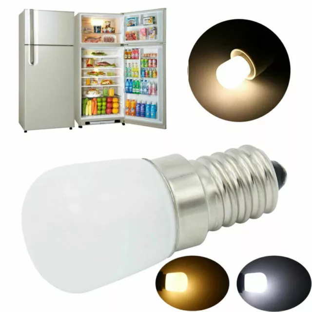1/2/4X Kühlschrank LED Lampe E14 E12 B15 2W Pygmäen-Lampe Halogenlampe 12V-220V