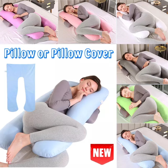 U-Shape Pregnancy Pillow Maternity Pregnant Women Support Full Body Pillow/Cover