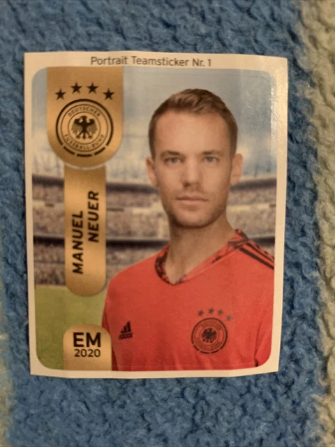 Ferrero Label Sticker FERRERO DFB TEAM Sticker Aufkleber EM 2020 Duplo Portrait Manuel Neuer ...