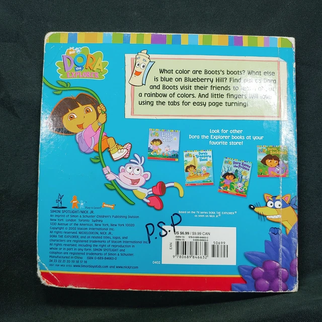 DORA THE EXPLORER, Dora's Color Adventure! by Phoebe Beinstein (2002 ...
