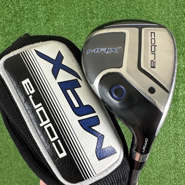 Cobra Max 3 Hybrid 19 Degree Matrix Ozik White Tie X4 Graphite Regular Flex 40”