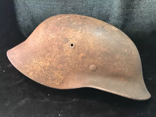 Uniform Stahlhelm M35 Bunkerfund Breslau Rost Deutsches Reich Ausrüstung 1-2WK