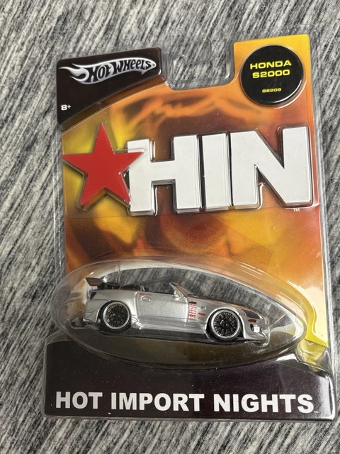 HOT WHEELS HOT Import Nights Honda S2000 Diecast Silver 2004 Car