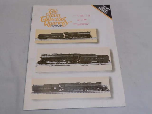 The Train Collection Quarterly Magazine 10 1986 Dunkleberger Deluxe Dayton Dinky