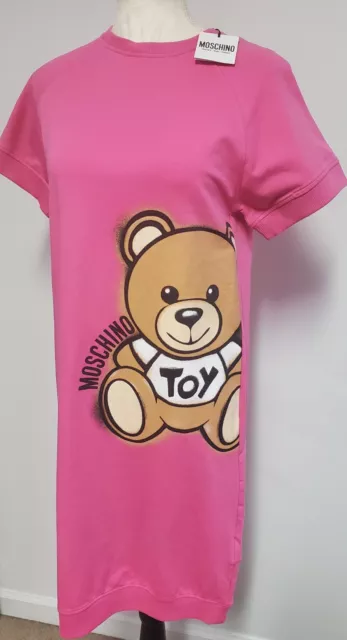 MOSCHINO KIDS Teddy Bear Short Sleeve  Dress , Brand New With Tags