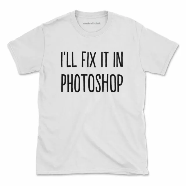Ill Fix It In Tshirt Funny Photographer Camera Womens Mens