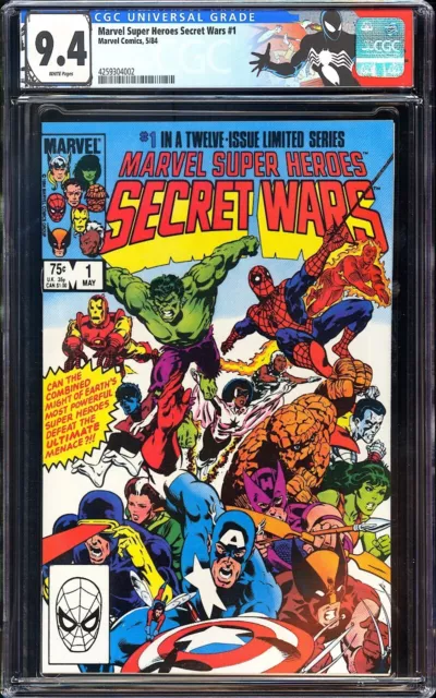 Marvel Super Heroes Secret Wars #1 CGC 9.4 (1984) 1 of 12 Limited Series! L@@K!