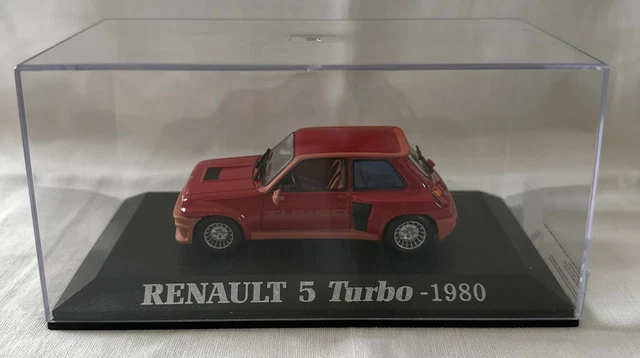 RENAULT 5 TURBO 1 1980 ROUGE UNIVERSAL HOBBIES R5 1/43 M6 COLLECTIONS R5 RED