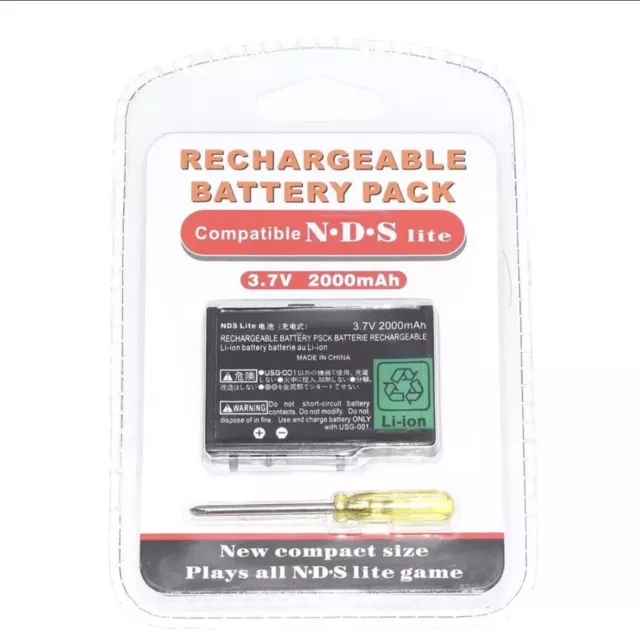 Brand New Nintendo DS Lite 2000mAh High Quality Replacement Battery DSL - UK