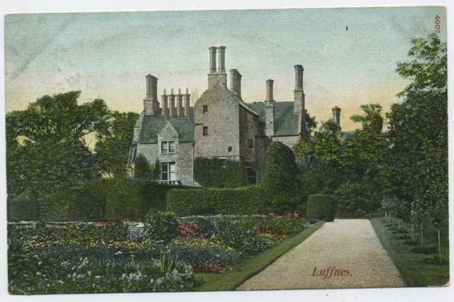Luffnes House East Lothian Scotland Vintage Postcard H19