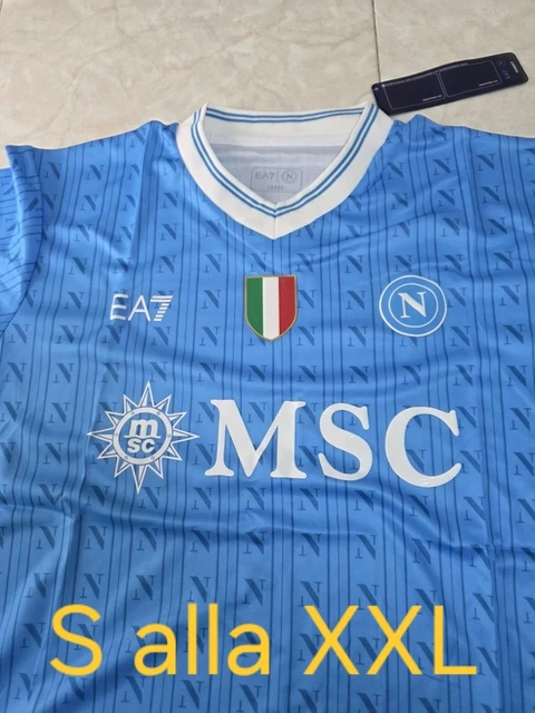 Kit Nom + Numéro SSC Napoli – Insigne 24 – Maillot Domicile 2017-2018 – Italie