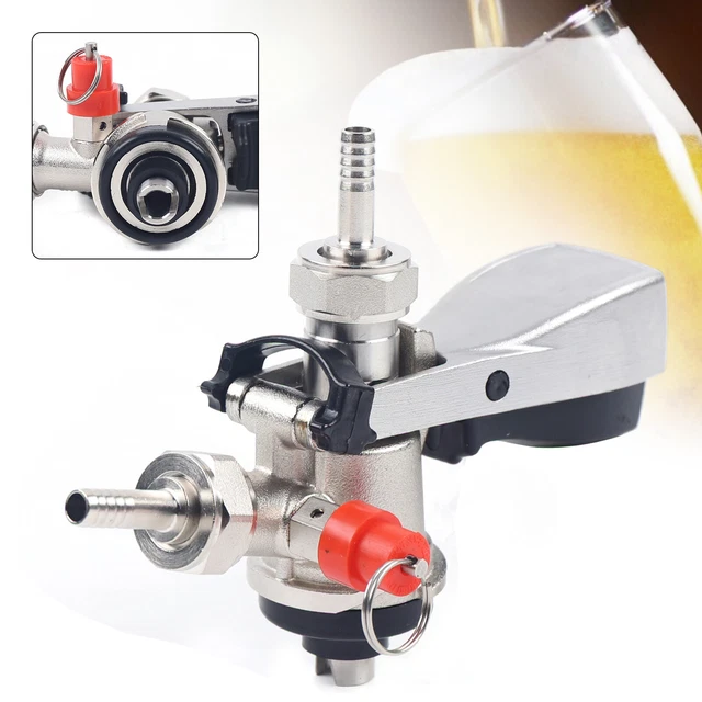 S TYPE SANKY Beer Keg Coupler Dispenser Keg Taps Coupler Connector