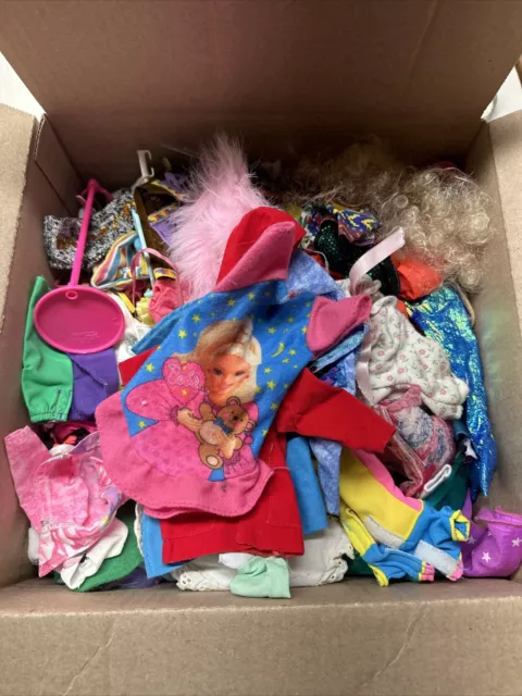 Huge Mostly Vintage Barbie Doll + Misc Accessories Lot Large Flatrate 2 Lb 11 Oz