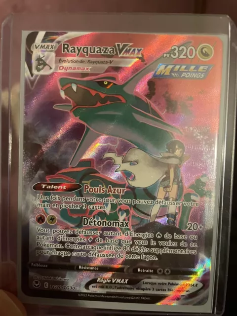 Rayquaza VMAX TG20/TG30 Rapid Strike Shiny Alternative Full Art - Myboost X  Epée et Bouclier 12 Tempête Argentée - Box of 10 Pokemon French Cards