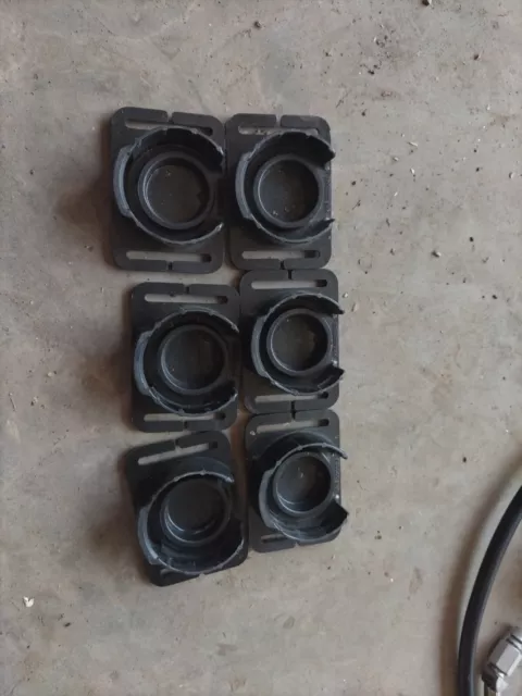 6  MSA  SCBA Air Pak Regulator Holders