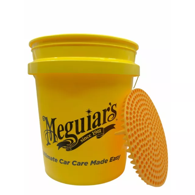 Meguiar´S Cubo de Lavado 5 Galones Amarillo Con Líquido Elements Dirtnet Uso