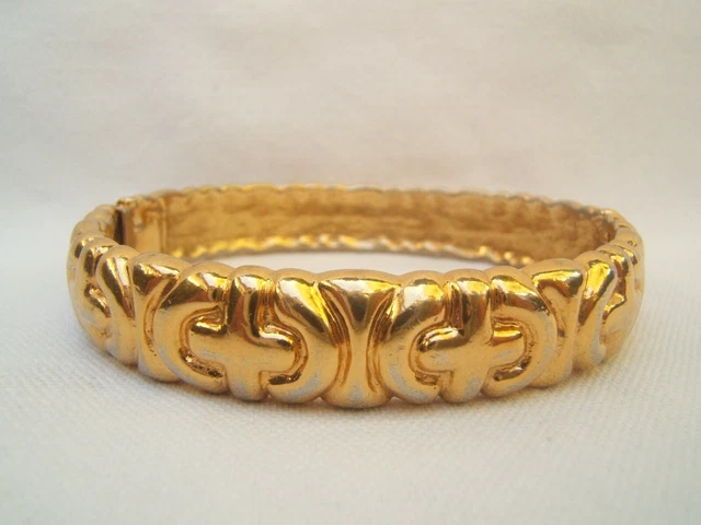 Bracelet Ancien Fantaisie En Métal - Bijou Vintage Rétro Occasion - Collection