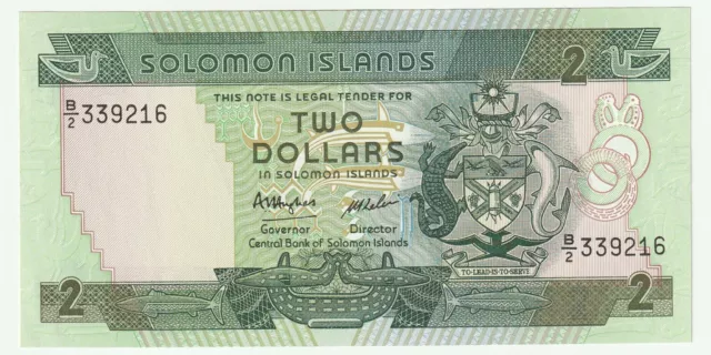 SOLOMON ISLANDS 2 Dollars ND UNC, P-13