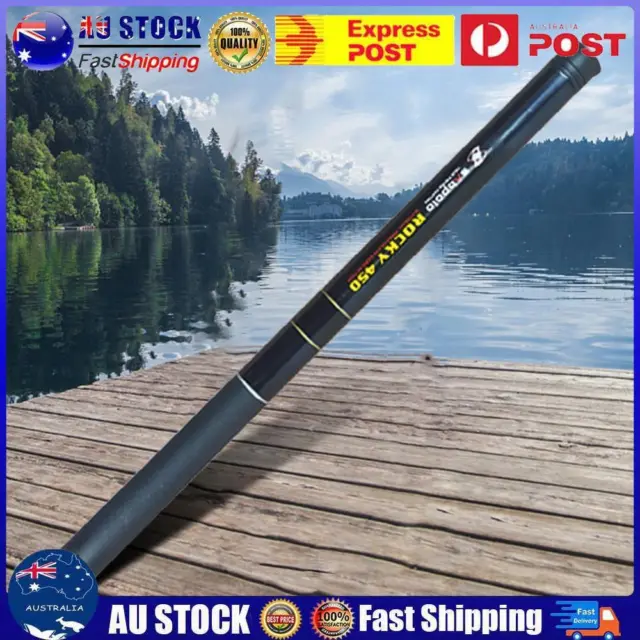TELESCOPIC FISHING ROD Fishing Rod Fiberglass Hand Rod Ultralight (3.6M) *AU  $18.92 - PicClick AU