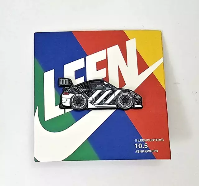 Leen Customs: SNKRWHIPS~ Porsche 911 GT3 Limited Edition Enamel Pin #99/150