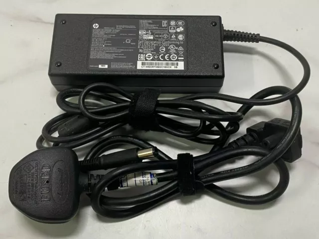 Genuine Hp Laptop Charger  19V - 4.74A  90W Centre Pin Tip With Power Lead