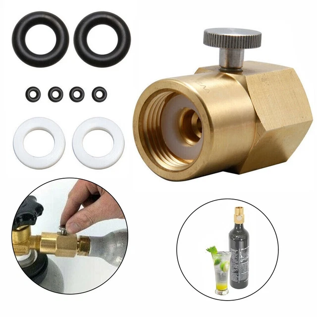 CO2 Zylinder Adapter W21.8 Zu TR21.4 - Für DIY Bier Und Sodamacher