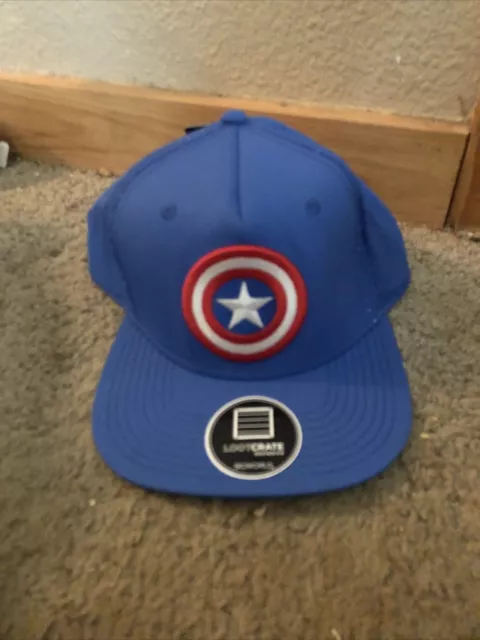 Marvel Loot Crate exclusive Captain America cap—NWT