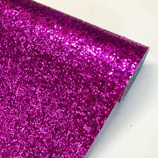 Chunky Glitter Fabric Sparkly A4 A5 Vinyl Faux Leather Craft Bag Wall Decor Bow