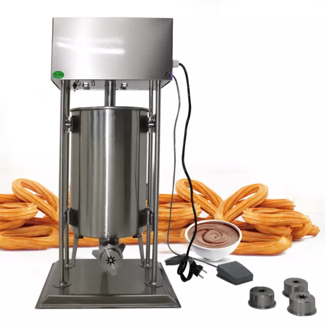 Stainless Donuts Maker Machine Electric Dough Sticks Machine+Mould Commercial