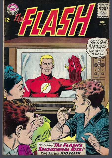 FLASH COMICS #149 Dec. 1964 in Fine DC Comics