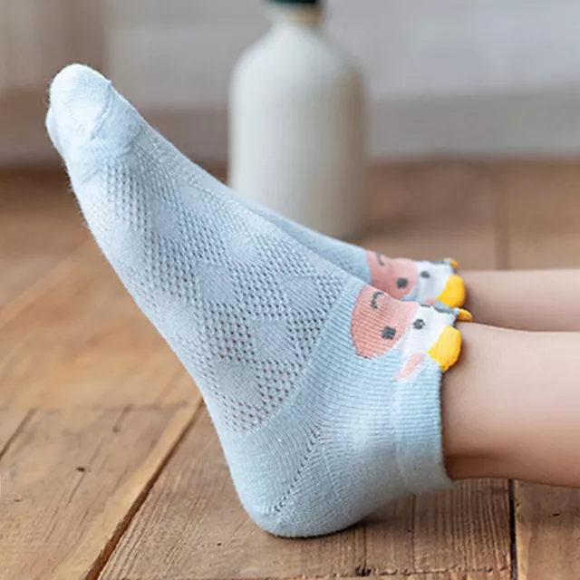 5 paia calze neonate alla moda all-match calze corte per bambini e ragazzi 2