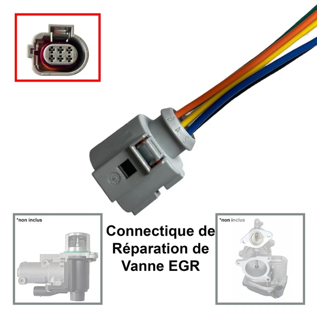 Connecteur Femelle 14 Broches Avec Câbles De 400 Mm Pour VW - Référence OEM 6X0973717