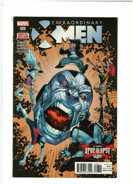 Extraordinary X-Men #8 NM- 9.2 Marvel Comics 2016 Apocalypse Wars, Wolverine