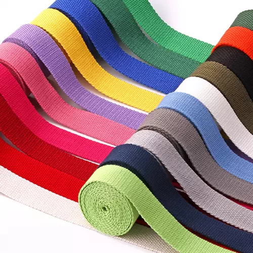 Canvas Belt Webbing Strap Tied Fabric Tape for Garment Bags Pet Rope Sewing