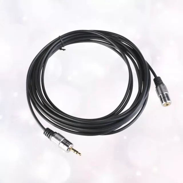 2 Pc 3.5mm Male to Female Cable Aux Extension Cord Headphones