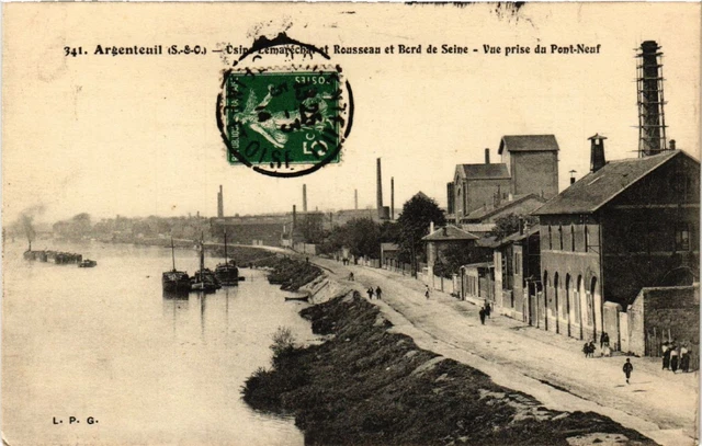 CPA ARGENTEUIL - Csips-Lemaréchalet Rousseau et Bord de Seine(519404)