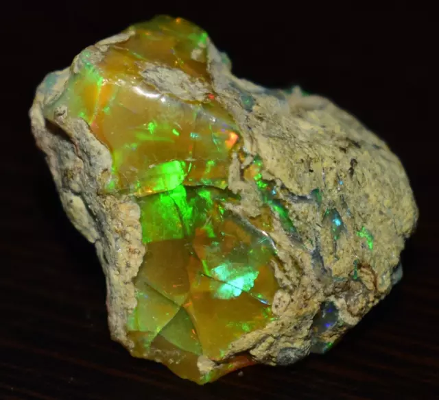 Dry Opal Rough 22.50 Cts Size 23X15 MM Natural Ethiopian Large Welo Opal Raw.