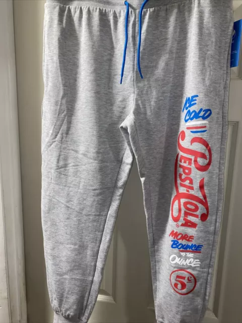 Woman’s XL Pepsi Cola Gray  Sweatpants