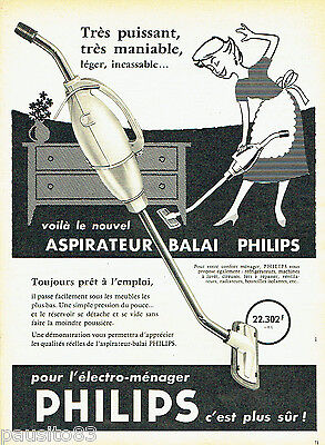 PUBLICITE ADVERTISING 094  1971  THOMSON  aspirateur 