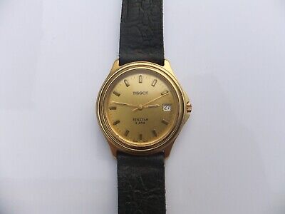 TISSOT SEASTAR 1853 Quartz 260.S565/665 Golden Dial Men's Wrist Watch Swiss