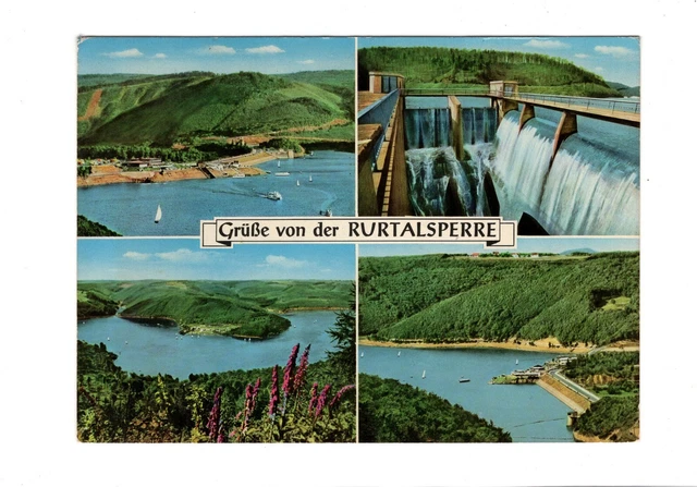 AK Ansichtskarte Grüße von der Rurtalsperre