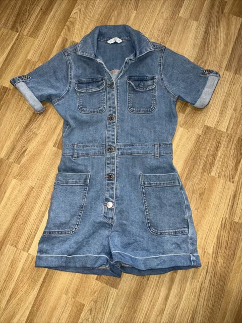 Girls matalan denim play suit age 12 / nearly new / soft denim ❤️