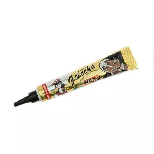 Golecha Henna Tube Schwarz 25g aus Indien *Henne Paste Tattoo Kina Stift Mehndi