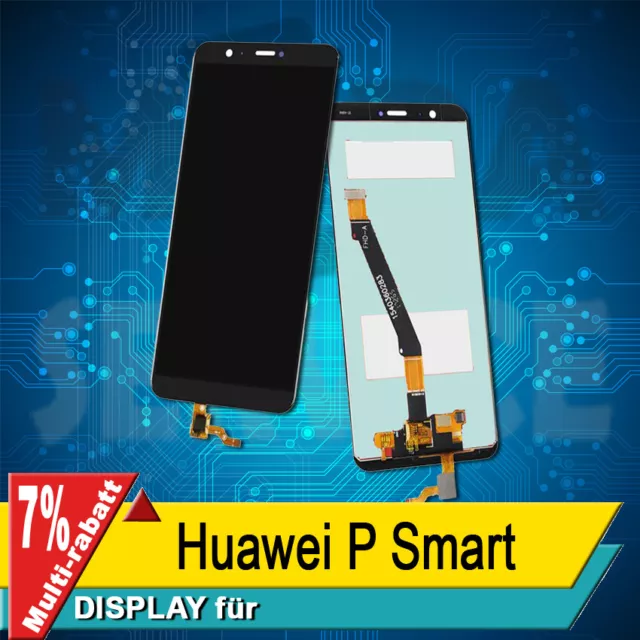 Display Für Huawei P Smart Komplettes Bildschirm Lcd Touch Schwarz