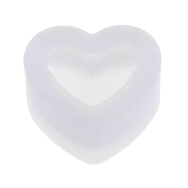 3D Heart Shape Small Silicone Mold Epoxy Resin Mirror Heart Shape